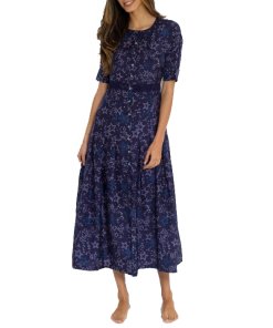 strapless open back dress Chanel CC Logo Knitted Sparkly Dress Purple
