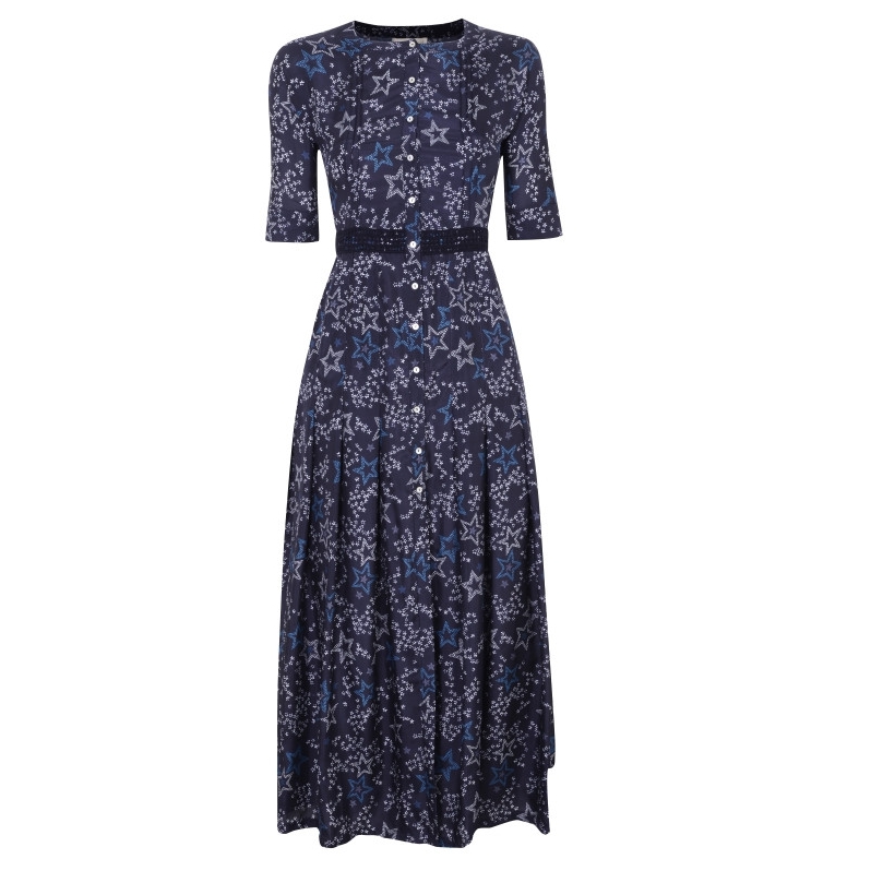 Paloma Blue Luna Star Print Dress  evaChic
