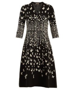 Bottega Veneta Butterfly Printed Dress