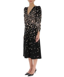 Bottega Veneta Butterfly Printed Dress