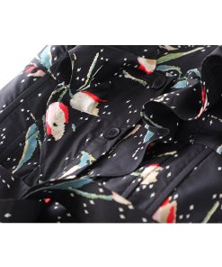 Rebecca Taylor Ikat Tulip Poplin Midi Dress