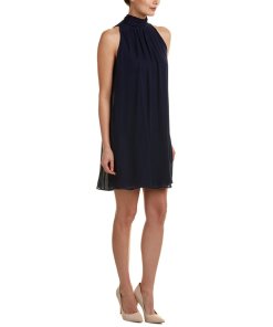 Alice + Olivia Rhiannon Tie Mockneck Dress