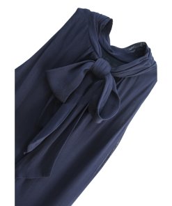 Alice + Olivia Rhiannon Tie Mockneck Dress