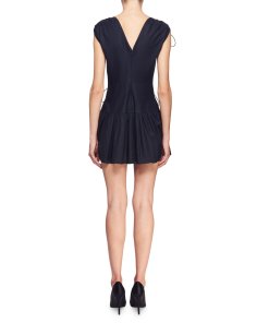 Stella McCartney Gemma Drawstring Empire-Waist Mini Dress