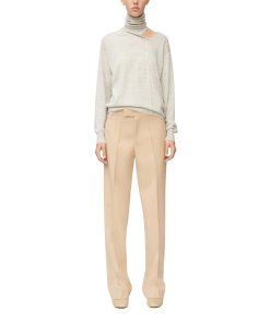 Céline Cutout Wool & Silk Blend Turtleneck Sweater