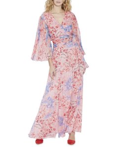 Alice + Olivia X Lola Montes Schnabel Athena High Slit Skirt