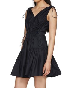 Stella McCartney Gemma Drawstring Empire-Waist Mini DressStella McCartney Gemma Drawstring Empire-Waist Mini Dress