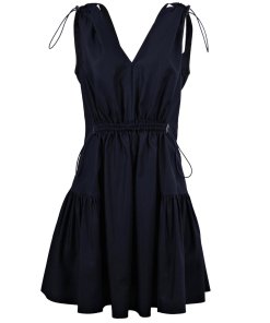 Stella McCartney Gemma Drawstring Empire-Waist Mini Dress