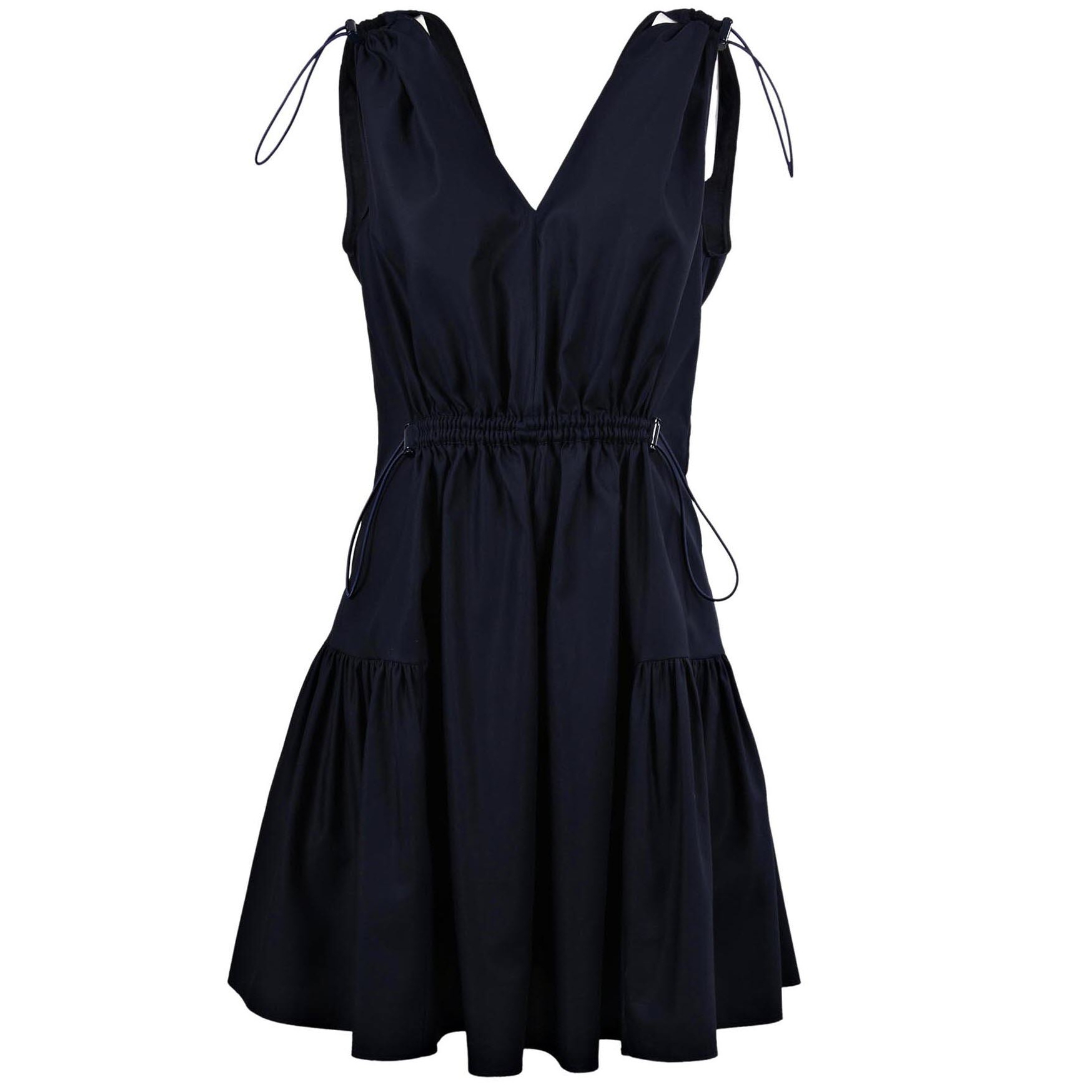 Stella McCartney Gemma Drawstring Empire-Waist Mini Dress  evaChic
