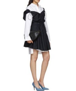 Stella McCartney Gemma Drawstring Empire-Waist Mini Dress