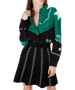 Maje Cloevi Multicolor Embroidered Shirt