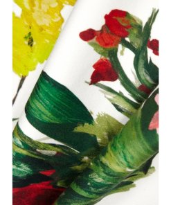 Alice + Olivia Earla Wildflower Print Midi Skirt
