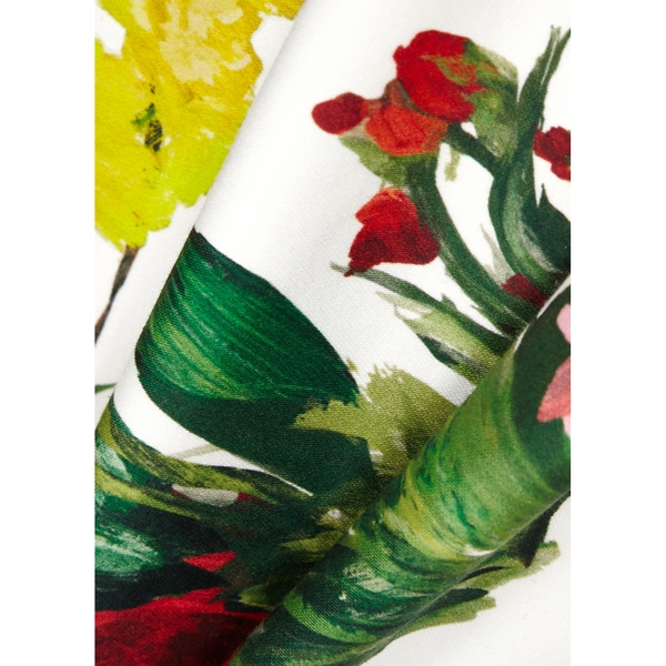 Alice + Olivia Earla Wildflower Print Midi Skirt