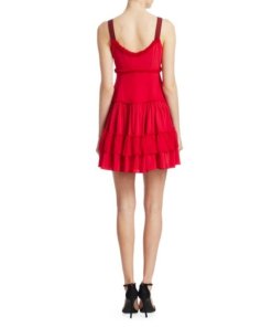 Cinq à Sept Livia Tiered Ruffle Mini Dress