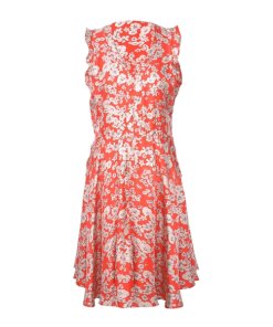 Rebecca Taylor Cherry Blossom Sleeveless Silk Dress