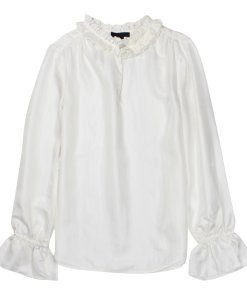 J.Crew Petite Tie-Sleeve Silk Top