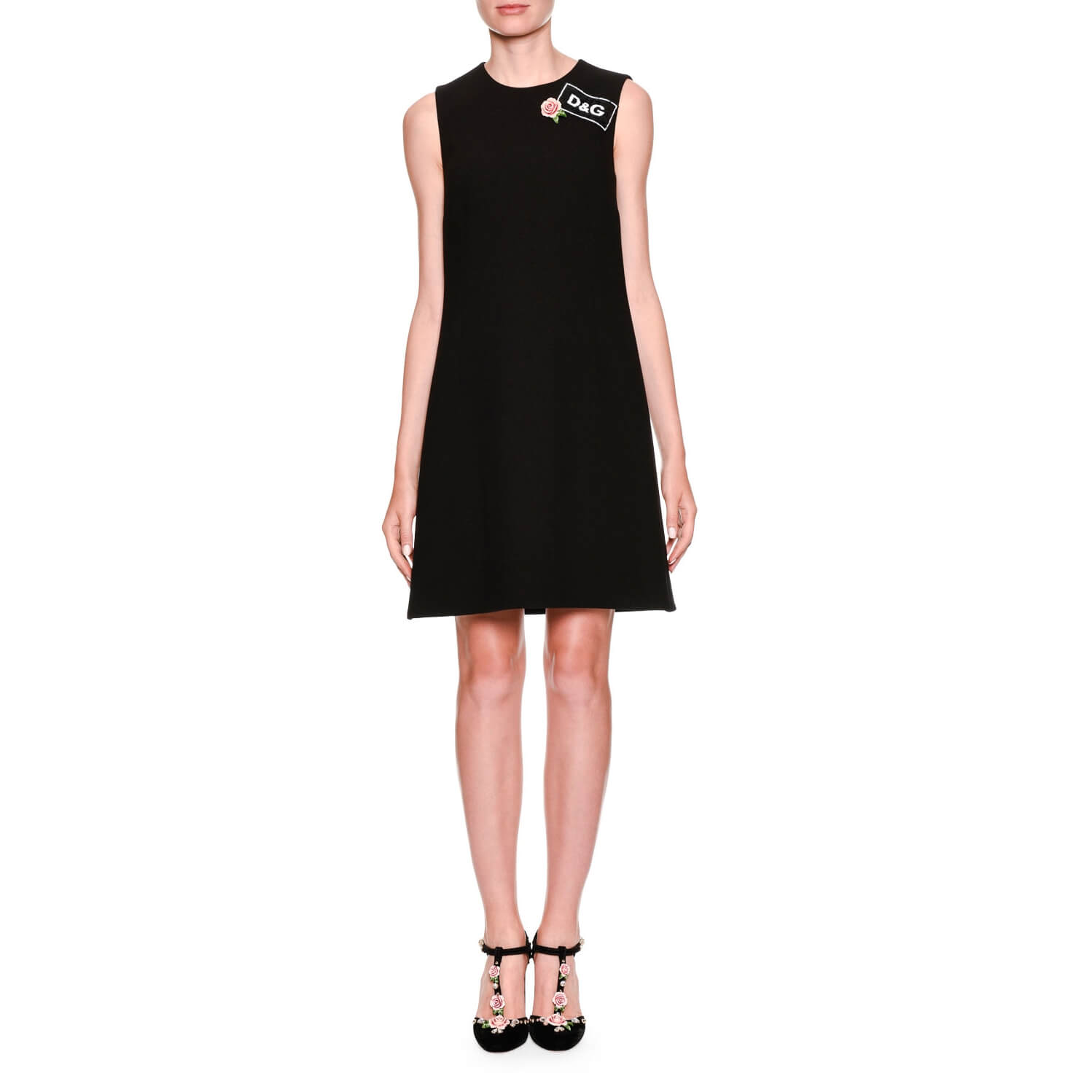 dolce and gabbana embroidered dress Dolce & Gabbana Embellished A-line Mini Dress main image 1