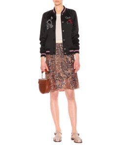Coach X Keith Haring Satin Bomber Jacket