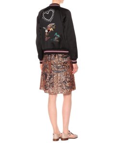 Coach X Keith Haring Satin Bomber Jacket