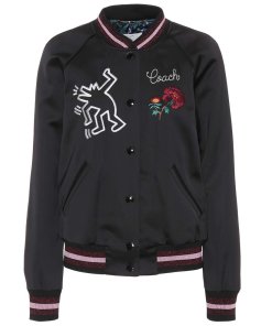 Coach X Keith Haring Satin Bomber Jacket