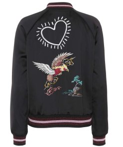 Coach X Keith Haring Satin Bomber Jacket