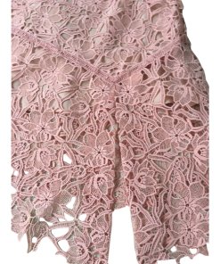 Reiss Ivana Lace Asymmetric Hemline Dress