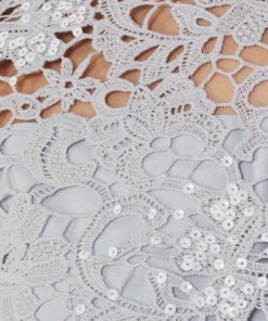 Reiss Lina Sequined Lace Mini Dress