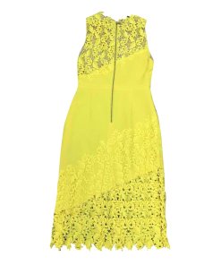 Alice + Olivia Margy Floral Lace Sleeveless Dress