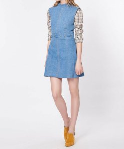 Veronica Beard Nico Denim Mini Dress