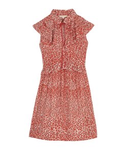Maje Rutta Ruffled Crepe Mini Dress