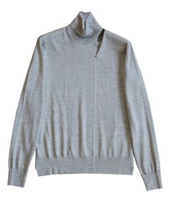 Céline Cutout Wool & Silk Blend Turtleneck Sweater