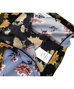 Veronica Beard Mac Patchwork Floral Asymmetric Skirt