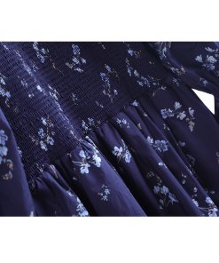 Rebecca Taylor Francine Floral Cold-Shoulder Dress