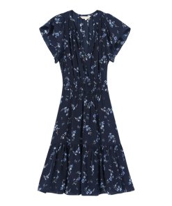Rebecca Taylor Francine Floral Silk Dress