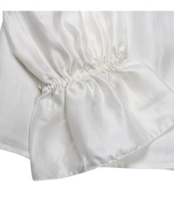 J.Crew Petite Tie-Sleeve Silk Top