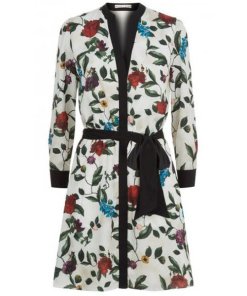 Alice + Olivia Brooklynn Belted Floral Dress