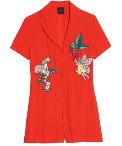 Idano Ségur Embroidered Playsuit