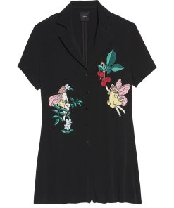 Idano Ségur Embroidered Playsuit