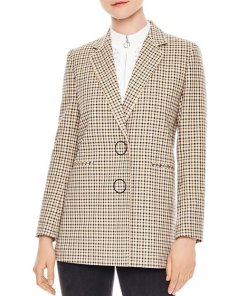 Sandro-Zack-Checked-Cotton-Blazer