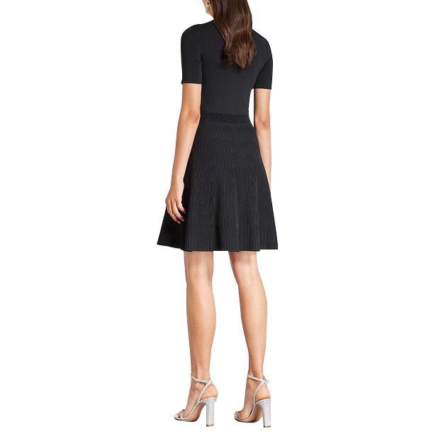 Sandro Uigi Jewelled Collar Short Knit Dress  evaChic