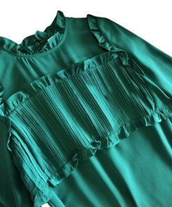 Maje Roumba Pleated Bib Straight Dress