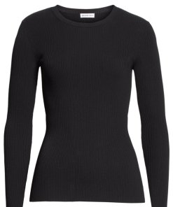 Balenciaga Back Logo Ribbed Sweater