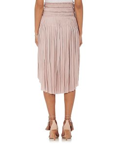 Ulla Johnson Akani Tech-Satin Midi-Skirt
