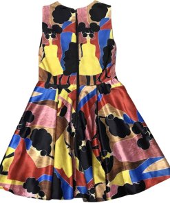 Alice + Olivia Stasia Stacey Print Pleated Dress