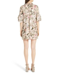 Alice + Olivia Julius Tiered Sleeve Tunic Dress