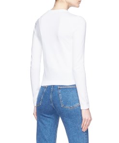 Alice + Olivia Ruthy Floral Embroidered Cardigan
