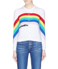 Alice + Olivia Ruthy Be a Rainbow Cardigan