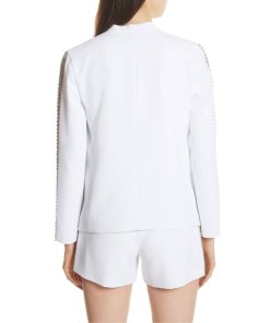 Alice + Olivia Embellished Hayes Blazer & Sherri Shorts