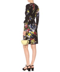 Diane von Furstenberg Julian Banded Long-Sleeve Wrap Dress