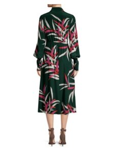 Diane von Furstenberg The DVF Von Quincy Hunder Print Dress